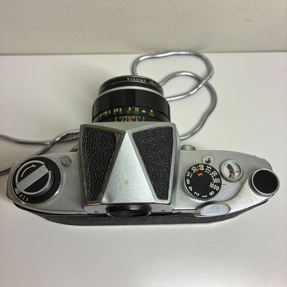 Vintage Miranda NO. 714755 SLR Film Camera Vivitar 46mm Skylight 1A Len's WORKS - Picture 6 of 11